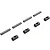 A set of ARRMA CVD pins and associated cylindrical components arranged on a white background.