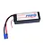 Prime RC 11.1V 7000mAh 120C 3S hard case LiPo battery with blue EC5 connector and balance lead against a white background.