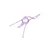 A clear purple plastic drone canopy spare part for BetaFPV drones, shown against a plain white background.