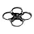 A black BetaFPV drone frame with integrated propeller ducts, viewed from a high angle against a white background.