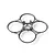 A clear grey BetaFPV drone frame duct showing the four circular propeller guards and central motor mount structure.