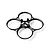 A black BetaFPV drone frame duct with four circular propeller guards arranged in a square pattern, isolated on a white background.