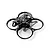 BetaFPV O4 Air Unit Pro drone frame in black, featuring a carbon fiber base and protective plastic propeller ducts.