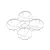 A white BetaFPV Pro drone frame with four integrated propeller guards on a plain white background.