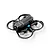 BetaFPV Aquila20 HD FPV drone in black with white propellers, shown from a high-angle perspective against a white background.