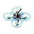 BetaFPV Air75 II brushless FPV drone featuring a light blue frame, four propellers, and a central camera module on a white background.