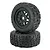 Two Method RC 3.3 Terraform belted all-terrain tyres mounted on black Switch rims, stacked vertically against a white background.
