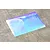 A rectangular sheet of iridescent blue Aurora window sticker material for RC car bodies, shown against a grey background.