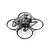BetaFPV Pavo20 drone frame in black, featuring a carbon fiber structure and integrated propeller ducts.
