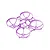 A purple BetaFPV Meteor65 Pro II drone frame featuring four integrated propeller ducts.