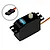 Reedy 0903 digital servo with a black plastic case, white output gear, and a three-pin connector shown in an inset circle.