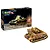 Revell 1/72 scale Flakpanzer IV Mobelwagen plastic model kit box and a fully assembled, painted model tank on a white background.