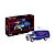 Revell 1/25 scale Stranger Things WSQK Squawk Van model kit box and a fully assembled blue radio station van model.