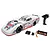 Losi 22S Dirt Late Model RC car in white with number 68, including a Spektrum transmitter, battery, and charger on a white background.
