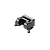 A black CaddxFPV GM011-HD gimbal unit for RC drones shown against a black background.