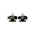 Two CaddxFPV 1303 6000KV brushless motors for FPV drones, featuring black and gold metal housings against a white background.