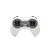 A white and grey CaddxFPV radio transmitter controller with two gimbals, buttons, and a central logo.