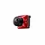 CaddxFPV Ratel 2 analog FPV camera in red, featuring a prominent black lens and square housing against a white background.