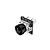 CaddxFPV Ant Analog FPV camera in silver with a black lens housing, shown from a side angle against a white background.