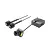 CaddxFPV Walksnail Avatar HD Moonlight FPV camera and video transmitter kit with two antennas on a black background.
