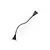 A 90mm Walksnail coaxial cable for FPV drones, featuring black connectors at both ends and a flexible grey cable.