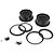 Losi 4.7/5.5" 5IVE-T Black Rims & Beadlock Set 2Pcs LOSB7034