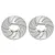 TLR Silver Aluminium Brake Disc Set TLR352000