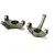Losi Gunmetal Aluminium Front Spindle Set LOS354001