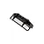 A black plastic front bumper for an RGT RC crawler vehicle, shown from a high angle against a white background.