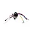 RGT 80A brushed electronic speed controller with cooling fan and pre-soldered wiring harness on a white background.