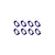 Eight RGT rubber shielded ball bearings arranged in two rows of four against a white background.