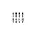 A set of eight silver-coloured metal ball studs for RC cars, arranged in two rows of four against a plain white background.