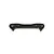 A flat, carbon fibre suspension arm pin brace with four mounting holes, isolated against a white background.