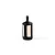 A small black plastic RC fuel filter with a white felt-like filter element inside, isolated on a white background.