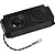 A black Heng Long dual speaker unit for RC tanks with a two-pin connector on a twisted wire lead.