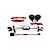 Rovan RC light controller kit including a central control module, two round LED headlights, a red rear light bar, and various wiring harnesses.
