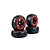 Rovan 4.7/5.5" Baja 5B 2nd Gen Wasteland Tyres on Red Rims 4Pcs 850802