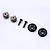 FMS front and rear axle gear set including two metal differential cups, two pinion gears, and two ring gears on a white background.