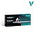 Vallejo EasyAir Gravity System 0.3mm Starter Airbrush product box featuring a chrome airbrush illustration on a black and turquoise background.
