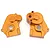 HSP RC4/Kulak Orange Aluminium Gearbox Case 680001