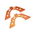 HSP Kulak Orange Aluminium Side Chassis Rails 2Pcs 68002