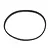 A black toothed rubber drive belt for an RC starter box, shown in a studio setting against a white background.