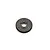 Kyosho 56T black plastic RC car spur gear shot from directly above against a plain white background.