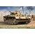 Box art illustration of an Academy 1/35 scale German Panzer III Ausf.N tank in desert camouflage with Afrika Korps markings.