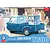Box art illustration of the Academy 1/24 scale T600 three-wheeled mini truck model kit showing a blue truck carrying a large cabinet.