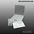 CowRC micro screw box with nine compartments, a smaller container with screws, and blank labels against a grey background.