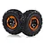 HSP 1.9" Kulak Soft Off Road Tyres on Black Rims - Beadlocked Wheels 2Pcs 68023