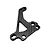 Carbon fibre RC Maker rear right upper bulkhead and horizontal body mount shown on a white background.