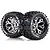 Louise 2.8" MT-Pioneer Tyres on (1/2 Offset) Chrome Rims - Glued Wheels 2Pcs L-T3202CH