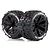 Louise 2.8" ST-Jumbo Tyres on (1/2 Offset) Black Rims - Glued Wheels 2Pcs L-T3210BH
